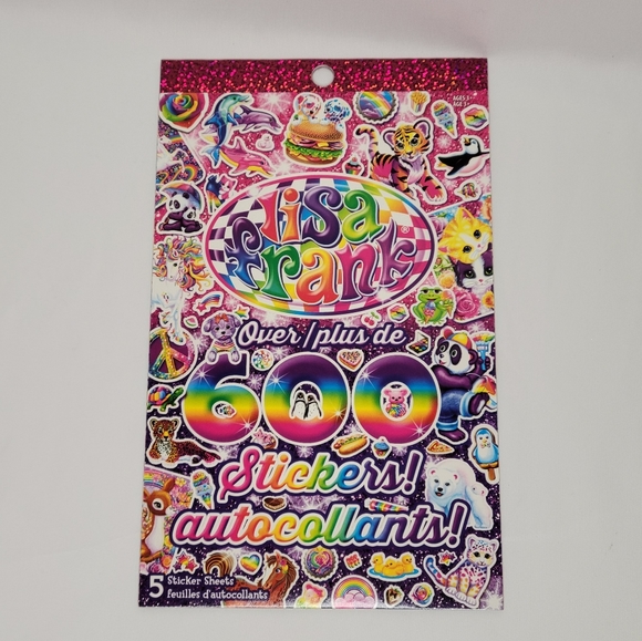 Lisa Frank LOT Dancing Dolphins Glitter Folder Notebooks Stickers Coloring Books - Picture 11 of 12